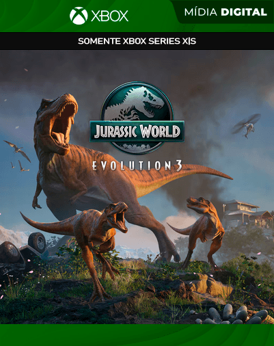 Jurassic World Evolution 3 – Xbox Series XS – Mídia Digital
