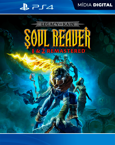 Legacy of Kain Soul Reaver 1&2 Remastered – PS4 – Mídia Digital