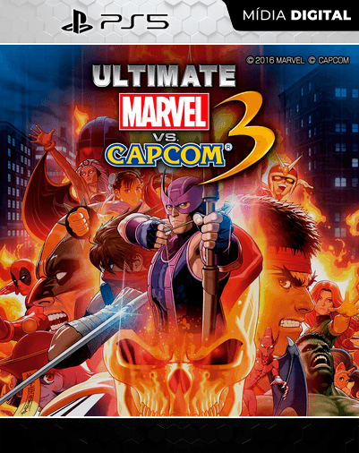 Ultimate Marvel vs. Capcom 3 – PS5 – Mídia Digital