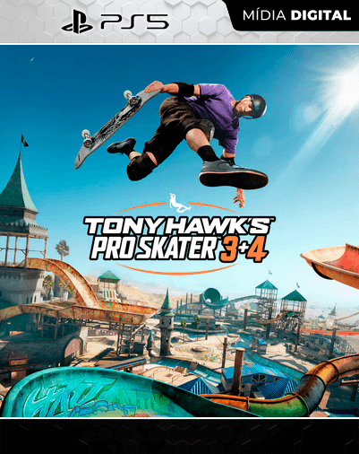Tony Hawk’s Pro Skater 3 + 4 – PS5 – Mídia Digital
