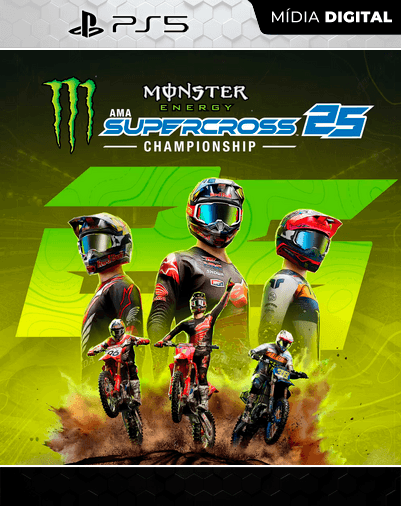 Monster Energy Supercross 25 – The Official Video Game – PS5 – Mídia Digital