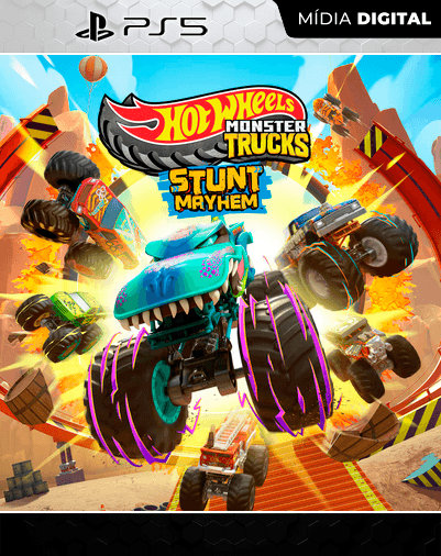 Hot Wheels Monster Trucks: Stunt Mayhem – PS5 – Mídia Digital