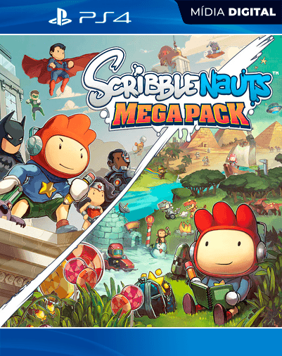 Scribblenauts Mega Pack – PS4 – Mídia Digital