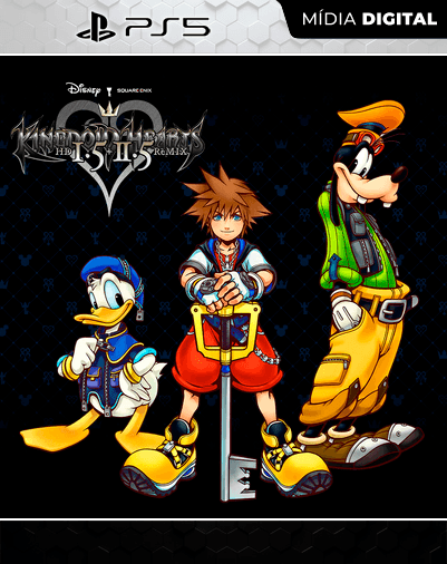 KINGDOM HEARTS HD 1.5 +2.5 ReMIX – PS5 – Mídia Digital