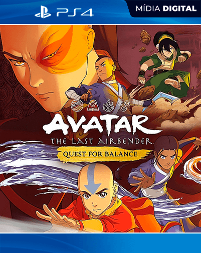 Avatar The Last Airbender: Quest for Balance – PS4 – Mídia Digital