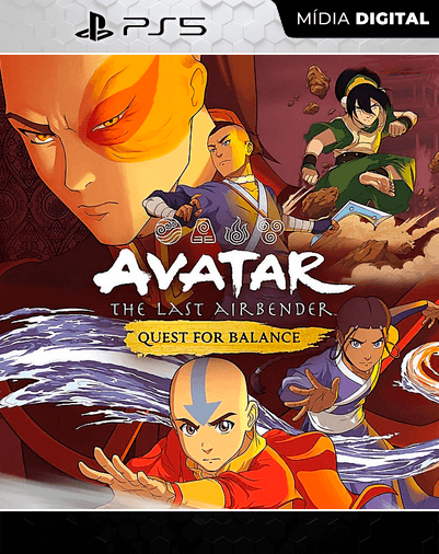 Avatar The Last Airbender: Quest for Balance – PS5 – Mídia Digital