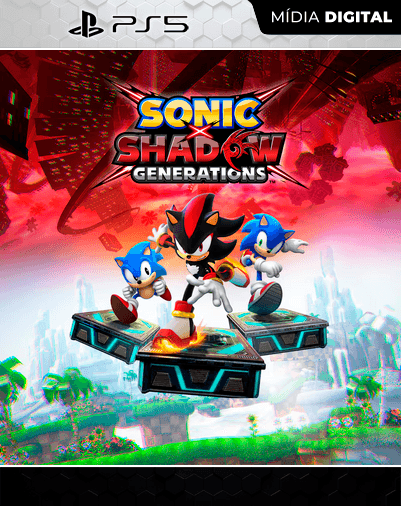 SONIC X SHADOW GENERATIONS – PS5 – Mídia Digital