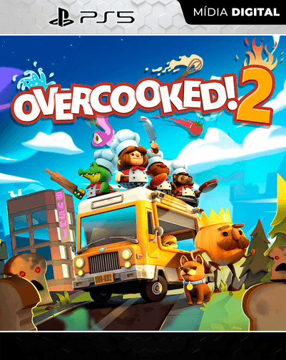 Overcooked! 2 – PS5 – Mídia Digital
