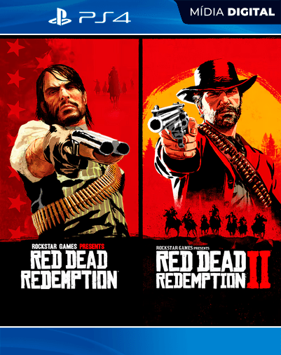 Bundle Red Dead Redemption e Red Dead Redemption 2 – PS4 – Mídia Digital