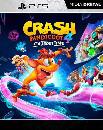 Crash Bandicoot 4: It’s About Time – PS5 – Mídia Digital