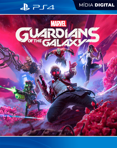 Guardiões da Galáxia da Marvel – PS4 – Mídia Digital