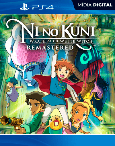 Ni no Kuni: Wrath of the White Witch Remastered – PS4 – Mídia Digital