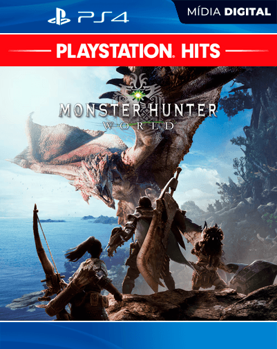 MONSTER HUNTER: WORLD – PS4 – Mídia Digital