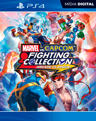 MARVEL vs. CAPCOM Fighting Collection: Arcade Classics – PS4 – Mídia Digital
