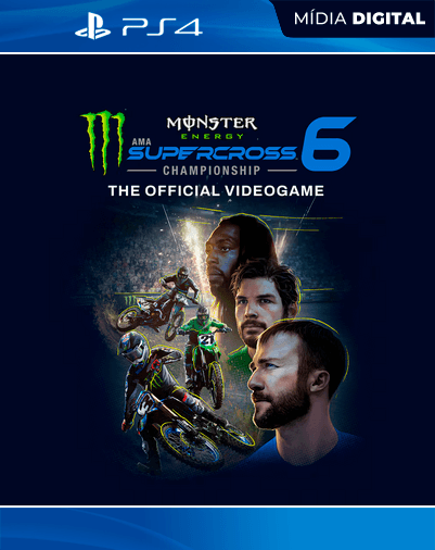 Monster Energy Supercross – The Official Videogame – PS4 – Mídia Digital