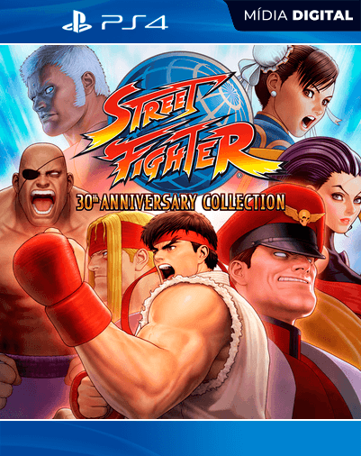 Street Fighter 30th Anniversary Collection – PS4 – Mídia Digital