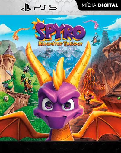 Spyro Reignited Trilogy – PS5 – Mídia Digital