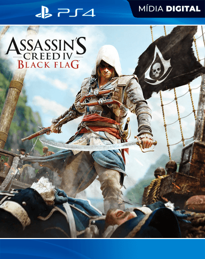 Assassin’s Creed IV Black Flag – PS4 – Mídia Digital