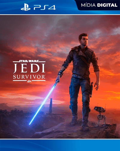 STAR WARS Jedi: Survivor – PS4 – Mídia Digital