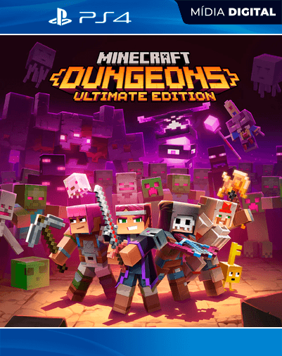 Minecraft Dungeons – PS4 – Mídia Digital