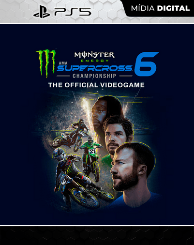 Monster Energy Supercross – The Official Videogame – PS5 – Mídia Digital