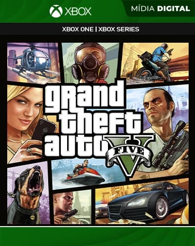 GTA V (Grand Theft Auto V) – Xbox One – Mídia Digital
