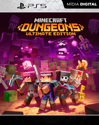 Minecraft Dungeons – PS5 – Mídia Digital