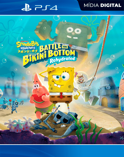 Bob Esponja Calça Quadrada – PS4 – Mídia Digital