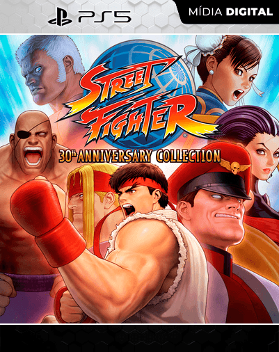 Street Fighter 30th Anniversary Collection – PS5 – Mídia Digital