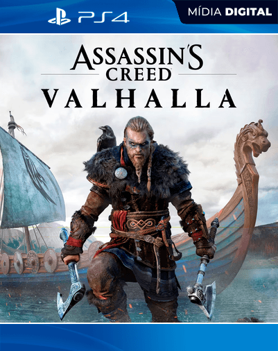 Assassin’s Creed Valhalla – PS4 – Mídia Digital