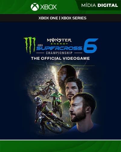Monster Energy Supercross 6 – Xbox One / XS – Mídia Digital