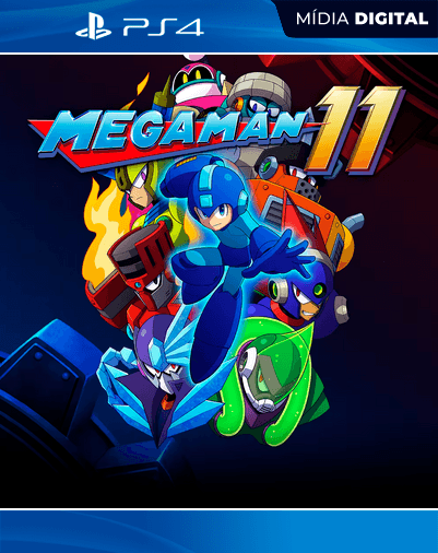 Mega Man 11 – PS4 – Mídia Digital