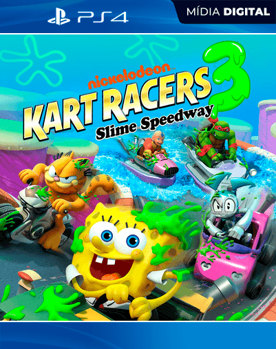 Nickelodeon Kart Racers 3: Slime Speedway – PS4 – Mídia Digital