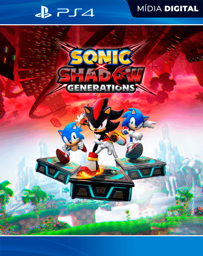 SONIC X SHADOW GENERATIONS – PS4 – Mídia Digital