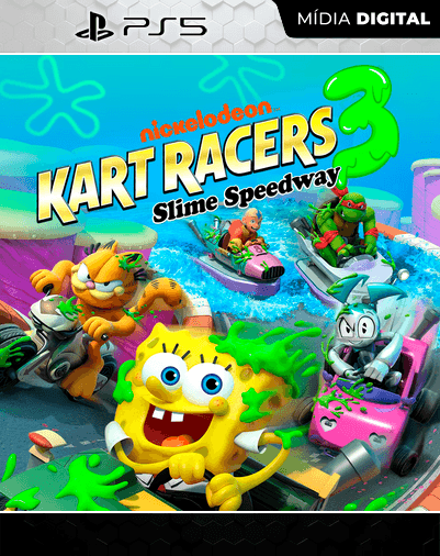 Nickelodeon Kart Racers 3: Slime Speedway – PS5 – Mídia Digital