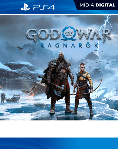 God of War Ragnarök – PS4 – Mídia Digital