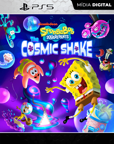 Bob Esponja: The Cosmic Shake – PS5 – Mídia Digital