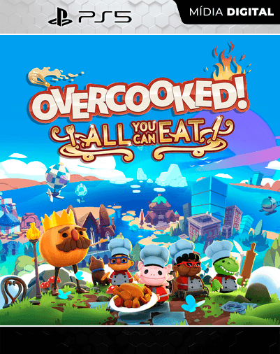 Overcooked! All You Can Eat – PS5 – Mídia Digital