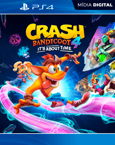 Crash Bandicoot 4: It’s About Time – PS4 – Mídia Digital
