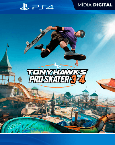Tony Hawk’s Pro Skater 3 + 4 – PS4 – Mídia Digital