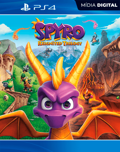 Spyro Reignited Trilogy – PS4 – Mídia Digital