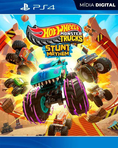 Hot Wheels Monster Trucks: Stunt Mayhem – PS4 – Mídia Digital