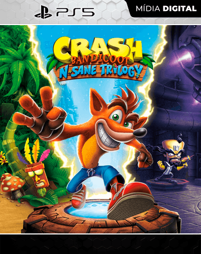 Crash Bandicoot N. Sane Trilogy – PS5 – Mídia Digital