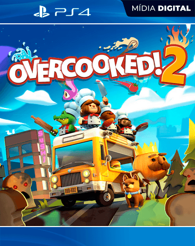 Overcooked! 2 – PS4 – Mídia Digital