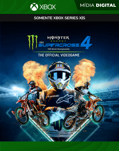 Monster Energy Supercross 4 – Xbox Series XS – Mídia Digital