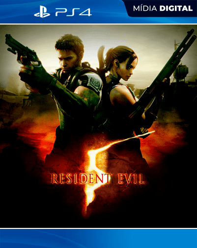 RESIDENT EVIL 5 – PS4 – Mídia Digital