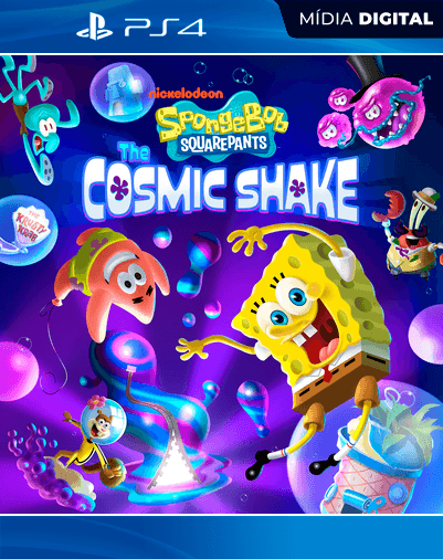 Bob Esponja: The Cosmic Shake – PS4 – Mídia Digital