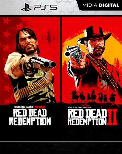 Bundle Red Dead Redemption e Red Dead Redemption 2 – PS5 – Mídia Digital