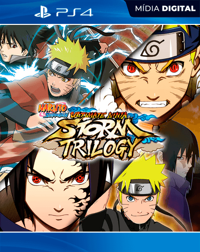NARUTO SHIPPUDEN: Ultimate Ninja STORM Trilogy – PS4 – Mídia Digital