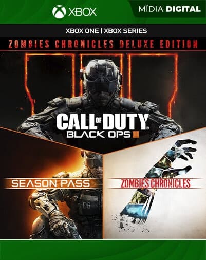 Call of Duty: Black Ops III – Zombies Deluxe – Xbox One / XS – Mídia Digital